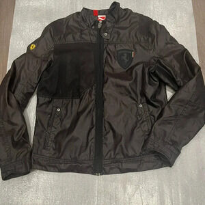 [XL] Puma Scuderia Ferrari Jacket Black Full Zip Small Patch